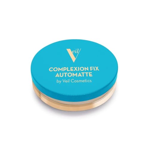 Veil Complexion Fix AutoMatte Mattifying Balm - Anti-Shine Translucent Powderless Makeup - Prime, Set, Mattify, Touch-Up & Remove Oil - Blur Pores & Fine Lines - Smooth Complexion - All Skin Types