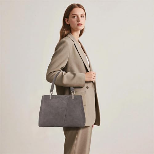 Image of Women's Purses Medium Top Handle Shoulder Hobo Tote Leather Handbag