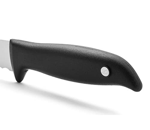 Miniatura 5 de Arcos Cuchillo Para Pan Con Hoja Acero Inoxidable Nitrum 200 Mm. Obtenga Una Gran Variedad Cortes Parau Comida. Cuchillo Ideal Para Uso Doméstico Diario. Serie Menorca. Color Negro.
