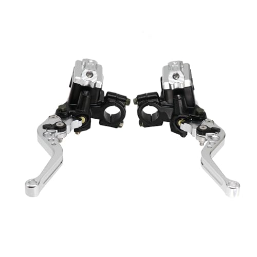 �o�C�N �u���[�L���o ZSDTRP �ɓK������ 7/8�C���` ���j�o�[�T�� �I�[�g�o�C�������u���[�L�N���b�`�}�X�^�[�V�����_�[���U�[�o�[���o�[ 50cc-300cc �X�|�[�c�o�C�N �X�g���[�g�o�C�N�ɓK�� �o�C�N �N���b�`���o(Silver1)