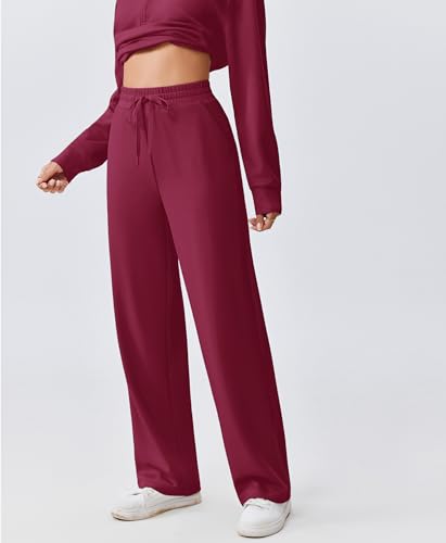 Image of PINSPARK 2 Piece Sets for Women 1 /2 Zip Sweatsuit Loose Fit Sweatshirt Straight Leg Pants 2026 Matching Outfit Fall Tracksuit