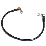 XLCS Designs Cavo Micro SDI 12G | 75 ohm | HDBNC maschio a 90 gradi ad angolo retto HDBNC maschio | per Blackmagic Micro Studio Camera 4K G2 | per Blackmagic Video Assist 12g 5" | 30 cm di lunghezza