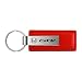 Au-Tomotive Gold, INC. Honda CRV Red Leather Car Key Chain, Official Licensed