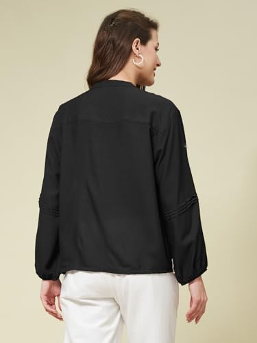 Image of J TURRITOPSIS Women's Rayon Stylish Embroidered Shirt