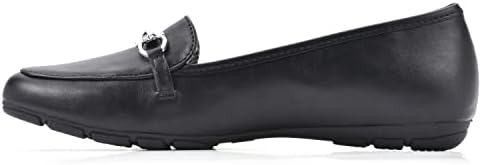 CLIFFS BY WHITE MOUNTAIN Women's Glowing Loafer Flat, Black/Smooth, 8 M