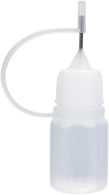 10Pcs 5 ml Needle Tip Squeeze Bottle Needle Tip Glue Bottles Applicator Precision Tip Applicator Bottle Dropper Bottles for DIY Paper Quilling Craft