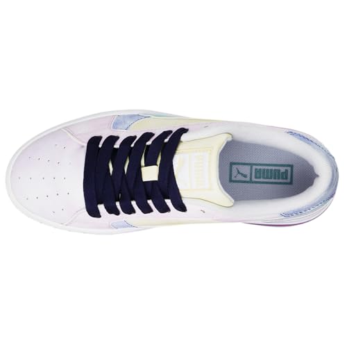 PUMA Womens Cali Star Tie Dye Lace Up Sneakers Shoes Casual - Purple - Size 8 M4