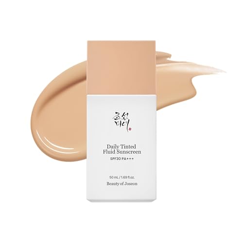 Beauty of Joseon Daily Tinted Fluid Sunscreen 12 Shades for Face Moisturizing Broad Spectrum SPF 30 Korean Skincare 50ml #LN110