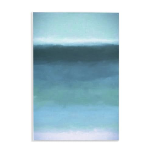 'Soothing Abstract Scenery Distant Ocean Sea'| Wall Plaque Art