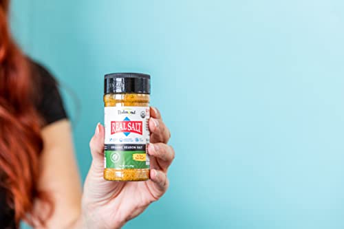 Redmond Real Sea Salt - Natural Unrefined Organic Gluten Free, Seasoning 8 Ounce Shaker #TOP6