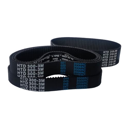 Courroie de distribution caoutchouc HTD 300CM boucle fermée 3mm pas