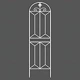 QMIYCLRJ Griglia for rampicanti, Manufatto in Ferro for Fiori, Supporto for Clematis, Rose...