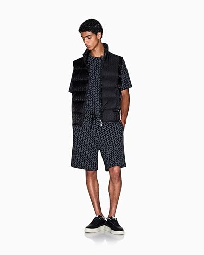 Armani Exchange Men's Jacquard Down Puffer Vest3