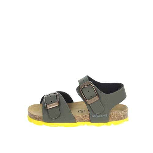 GRUNLAND Junior SB0025 Oliva-Giallo 23 chaussures vacances été