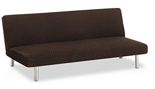 Funda de sofá Clic-clac elástica Olivia - Color Marrón - Tamaño estandar (de 170 a 205)