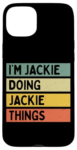 I'm Jackie Doing Jackie Things �ʔ������� �X�}�z�P�[�X iPhone 15 Plus �p