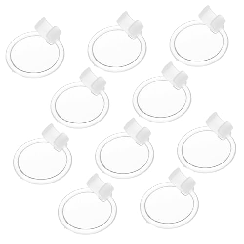 VERDANVERSE 10pcs Ear Magnifying Glass Acrylic Magnifying Lens Earwax Removal Tool Accessory Ear Wax Removal Tool Portable Magnifier Handheld Magnifier Acrylic Transparent