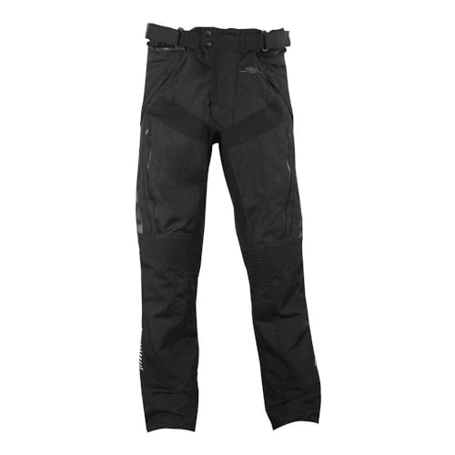 Pantalon textile moto imperméable Rusty Stitches Hugo vêtement pluie gris XL