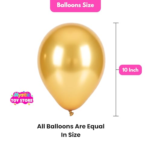 Image of Happy Birthday Decoration Kit for Baby Teenage Girls Men Women Adults Home Table Year With 30 Pc Pink Gold White Balloons 1 Pc Pink Happy Birthday Paper Banner 1 Pc Gold Foil Curtain Items Set Combo
