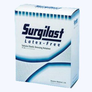 Surgilast Latex-Free Tubular Elastic Dressing Retainer, Size 7, 28" x 25 yds. (Small: Chest, Back, Perineum and Axilla) Part No. GL-LF2507 Qty 1