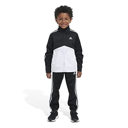 Image of adidas Boys' 2-piece Color Block Tricot Track Set