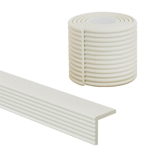 Edges Wall Corner Guard, Edge or Strip Corner Guards Foam Cushion Multicolor 2M(White)