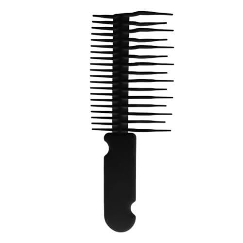 Juqoyue Herramienta para Peinar el Cabello, Cepillo Húmedo Antienredos de Dientes Anchos, Cepillo Grande Negro para el Cabello, Peine Desenredante Que No Daña el Cabello, Peine de Salón