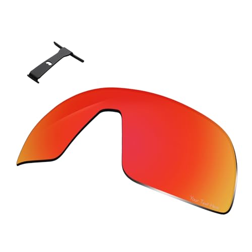 Image of 100% Precise-Fit Replacement Sunglass Lenses & Black Wicket for Oakley Sutro OO9406