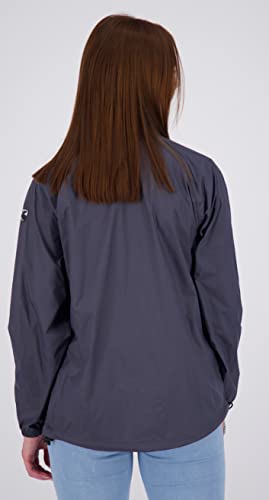 Chubasquero transpirable impermeable para mujer con capucha ajustable DEPROC 4