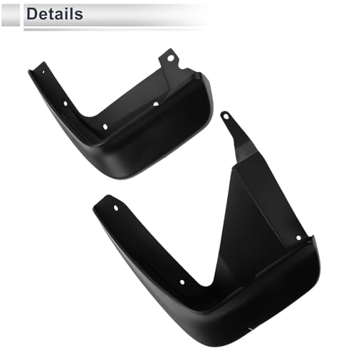 Image of X AUTOHAUX 1set Front and Rear Mud Flaps Splash Guards Mud Guards for Acura TL 2012-2016 W /Mount Accessories