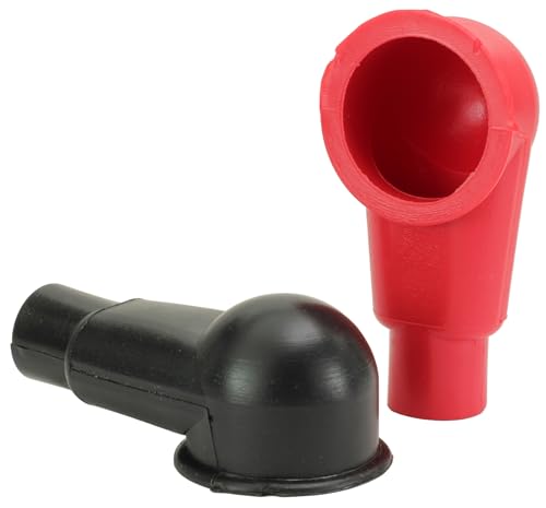 Fastronix Side Post Battery Terminal Cover Set USA Made (Red and Black)