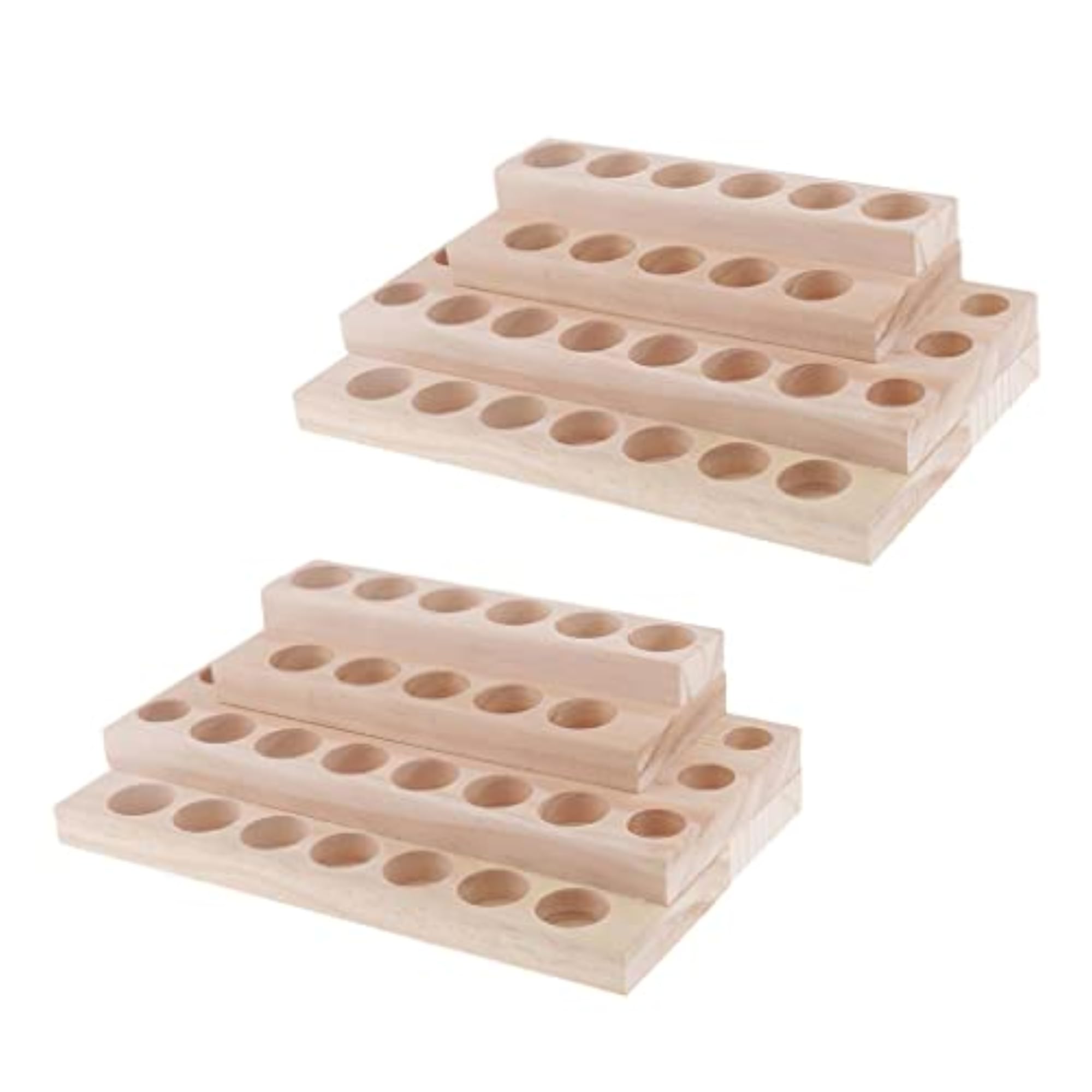 Wooden Essential Oil Display Stand Rack Organizer