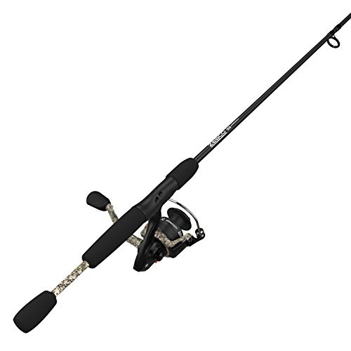 Zebco 33 Approach Spinning Reel and 2-Piece Fishing Rod Combo, Quickset Anti-Reverse 20-Size