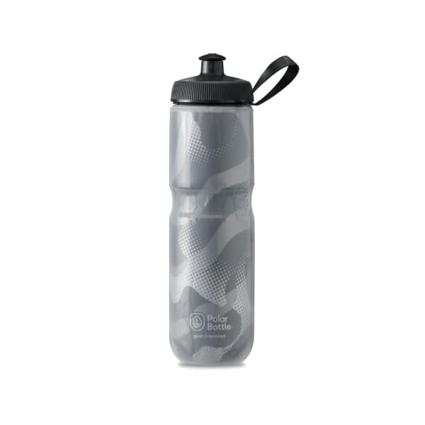 Polar Bottle Sport Insulated by HydraPak (20oz & 24oz) – Leak Proof Water Bottles Keep Water Cooler 2x Longer than a Regular Reusable Water Bottle