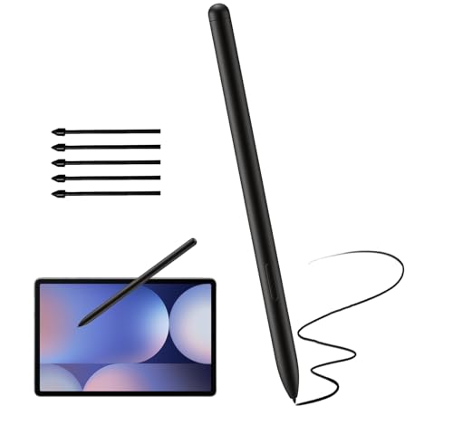 Galaxy Tab S10 FE/ S10 FE+ Stylus Pen for Samsung Galaxy Tab S10 FE / S10 FE Plus/ S10 FE+ S Pen Compatible with Samsung Galaxy Tab SPen S10FE/ S10 FE+ / S10 FE Plus with Nibs (Black)