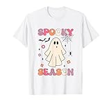 Photo Gallery divertente halloween groovy carino fantasma spooky stagione maglietta Photo Gallery divertente halloween groovy carino fantasma spooky stagione maglietta
