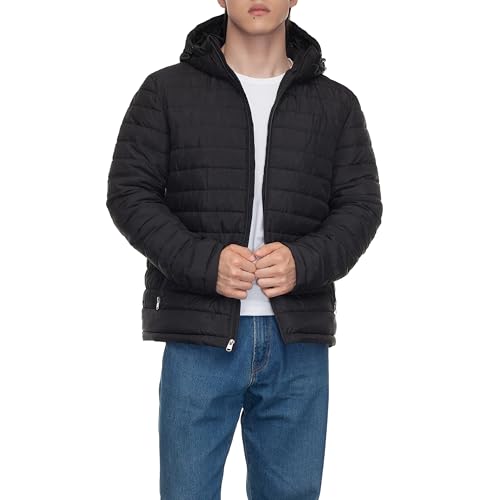 Rokka&Rolla Men's Lightweight Water-Resistant Quilted Puffer Jacket2