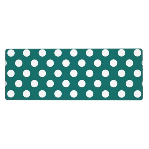 Tapis de souris de jeu et sous-main de bureau à pois pour clavier PC portable