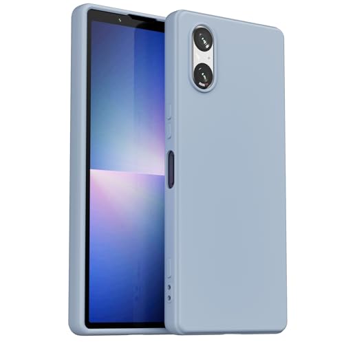 YURAMYRAI Xperia 1 VII ケース 超軽量 対応 Xperia 1 VII SO-51F SOG15 XQ-FS44 スマホケース レンズ保護 落下防止 耐衝撃 マット質感 指紋防止 ミストブルー