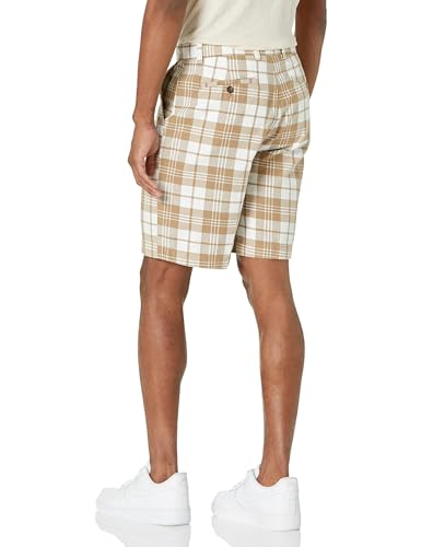 Image of Amazon Essentials Men's Classic-Fit 9 inch Cotton Twill Chino Shorts with Button-Through Pockets