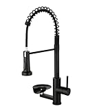 OWOFAN Kitchen Faucet with Cup Washer Pull Down Sprayer Stai...