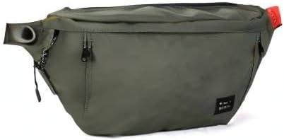 Large Crossbody Fanny Pack for Women Men,Waterproof Waist Bag Pack with Adjustable Strap & 5-Zipper Pockets,Green - Image 8