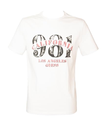 T-shirt Guess homme coupe slim stretch anti-déformation avec imprimé chic