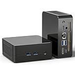Ryzen 5625U Mini PC Ryzen 6 core 12 thread (fino a 4,3 GHz) All-in-One PC Windows 11 Pro / WiFi / Bluetooth 5.2 / DC/RJ45 1000M Ethernet/USB*4 / USB-C / 2 HDMI 4K @60Hz Uscita simultanea su dre