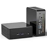 Ryzen 5625U Mini PC Ryzen 6 core 12 thread (fino a 4,3 GHz) All-in-One PC Windows 11 Pro / WiFi / Bluetooth 5.2 / DC/RJ45 1000M Ethernet/USB*4 / USB-C / 2 HDMI 4K @60Hz Uscita simultanea su dre