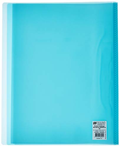 Pasta Catálogo, A4, YES, BD40ANSAZ, 40 sacos, Azul