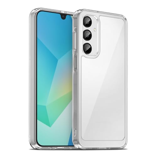 Image of Case for Samsung Galaxy A16 5G /4G, Military Grade Drop Protection Phone Case, Yellowing Resistant, Anti-Scratch Hard PC Back, Shockproof Hard Ultra-Thin Protective Cover, Clear