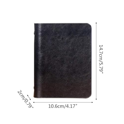 Ceeyoll A7 Notizbuch Notizblöcke Hardcover Rutschfest und Verschleißfest Hochwertiges Papier Leicht Zu Tragen Ringbuch Notizbücher Wird für Notizen Planung Studium Reisen und Projekte Verwendet Tageb