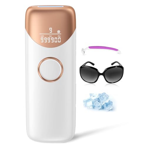 Prettivo Epilatore Luce Pulsata con Funzione di Ghiaccio 3 in 1