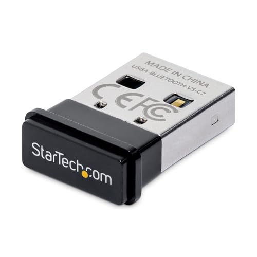 USB Bluetooth 5.0 Adapter, USB Bluetooth Dongle Receiver for PC/Laptop, Range 33ft/10m